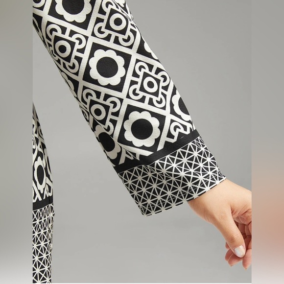 Bloomchic Geometric Print Kimono Jacket - Picture 5 of 12